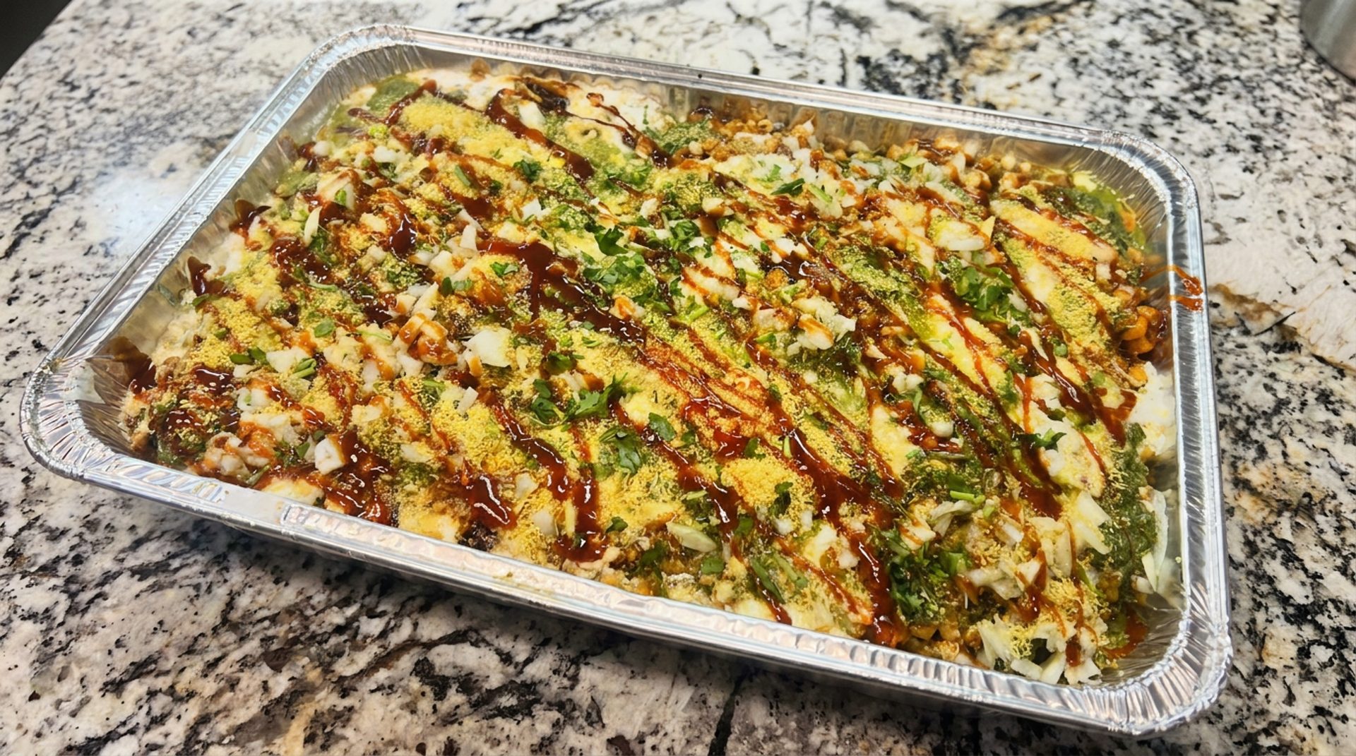 Street-style chaat made to order
