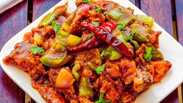 Chili Chicken (No Rice).
