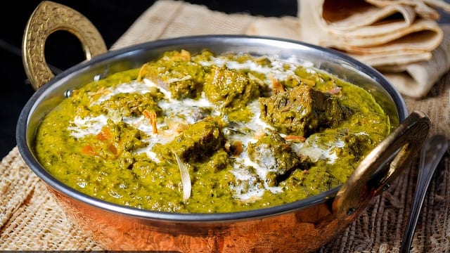 Goat Saag (No Rice).