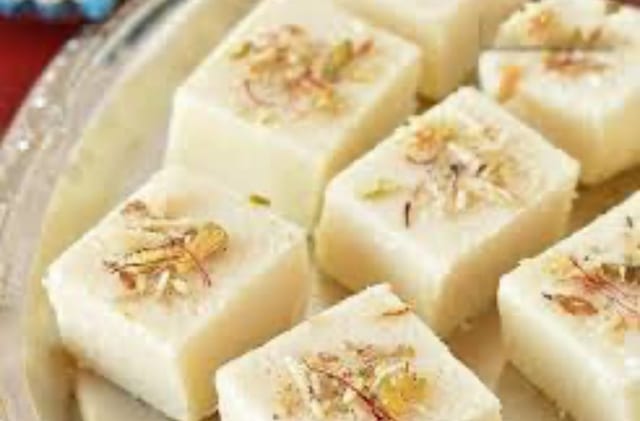 Coconut Burfi.