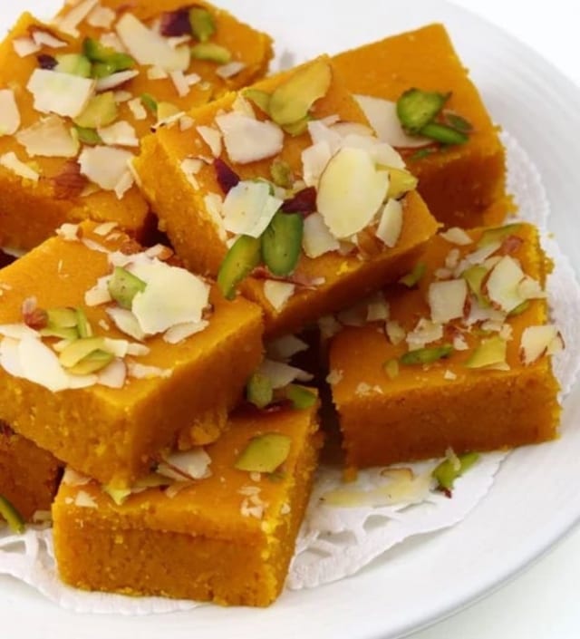 Rosted Burfi ( Brown).