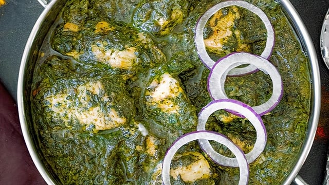 Chicken Saag (No Rice).