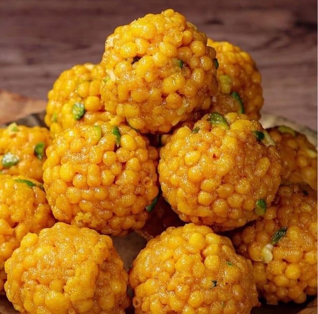 Boondi Ladoo.