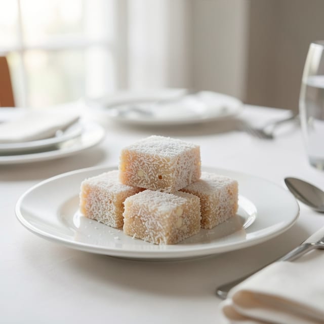 Coconut Burfi (1 lb.).