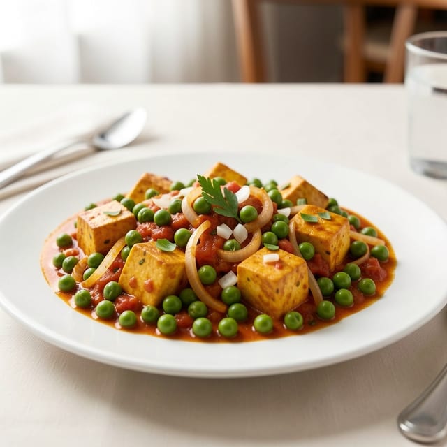 Matar Paneer.