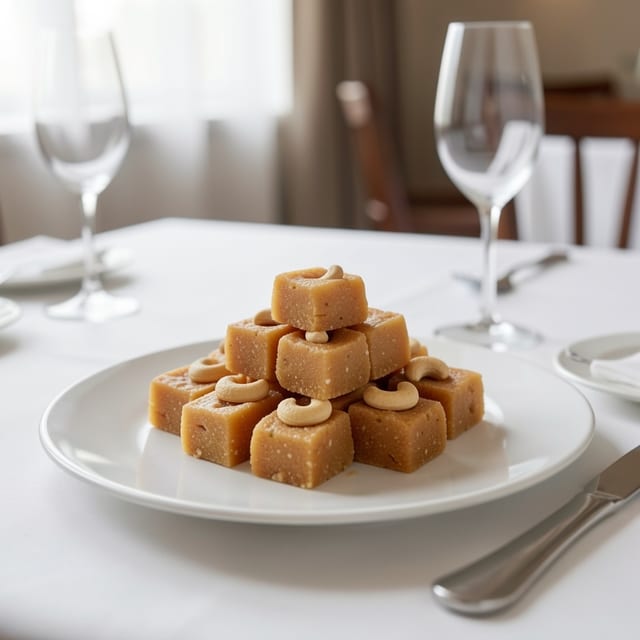 Cashew Burfi (1 lb.).